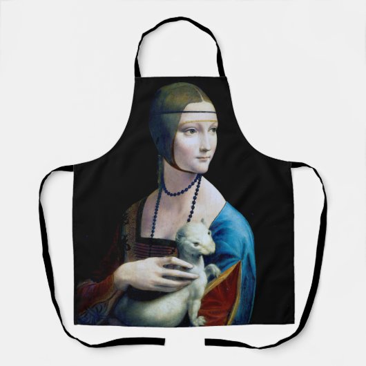 De Dame met een Ermine, Leonardo da Vinci Schort (Voorkant)