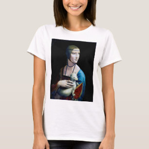 De Dame met een Ermine, Leonardo da Vinci T-shirt