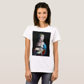 De Dame met een Ermine, Leonardo da Vinci T-shirt (Voorkant volledig)