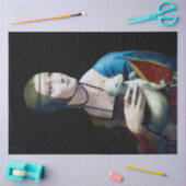 De Dame met een Ermine, Leonardo da Vinci Tissuepapier (Craft)