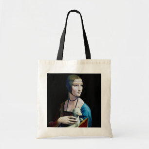 De Dame met een Ermine, Leonardo da Vinci Tote Bag