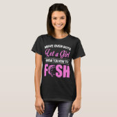 De dame met laarzen 2 t-shirt (Voorkant volledig)