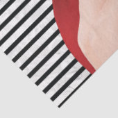 De dame met rode schoentjes op tissuepapier (Detail)