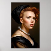 De Dame Protesteert Poster (Voorkant)