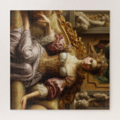 De dame rust legpuzzel (Horizontaal)