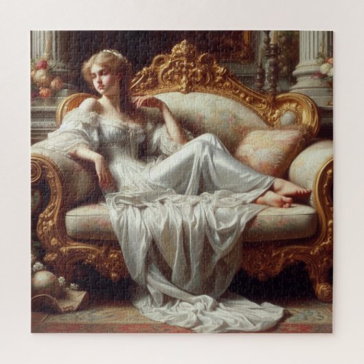 De dame rust legpuzzel (Verticaal)