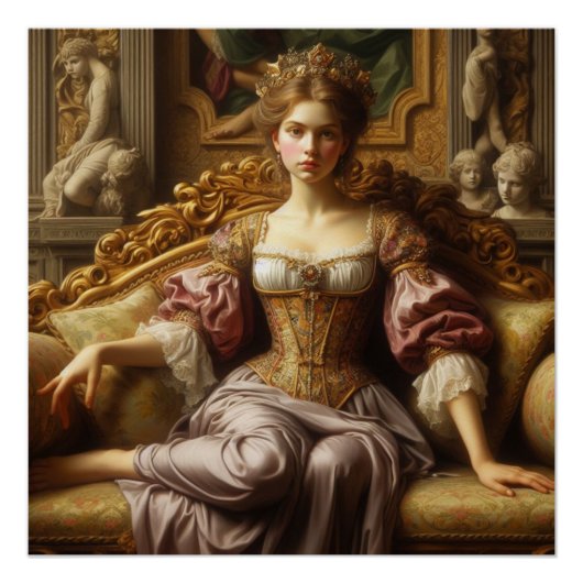 De dame rust perfect poster (Voorkant)