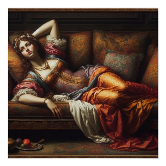 De dame rust perfect poster (Voorkant)
