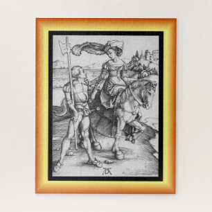 De dame te paard en het Lansquenet ~ * ~ Legpuzzel