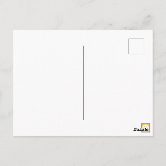 de  dame van de Gin en de Tonic Diet Briefkaart (Achterkant)