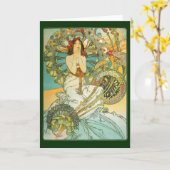 De Dame van de Jugendstil en de Nota of het Kaart (Gele Bloem)