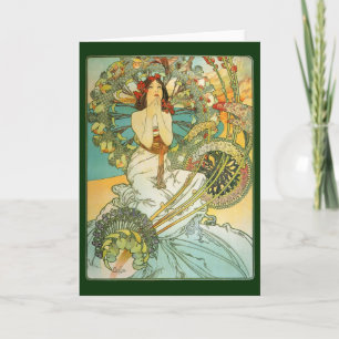 De Dame van de Jugendstil en de Nota of het Kaart