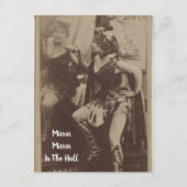 De dame van de postoversteek in het Briefkaart Mi (Voorkant)