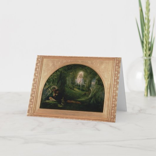 De Dame van de Schoonheid van La zonder Merci Bedankkaart (Voorkant)