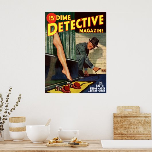 De dame van Hades Poster (Keuken)