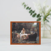 De dame van het Briefkaart van de Sjalot (Staand voorkant)