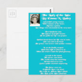 De dame van het meer briefkaart (Voorkant / Achterkant)