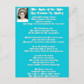 De dame van het meer briefkaart