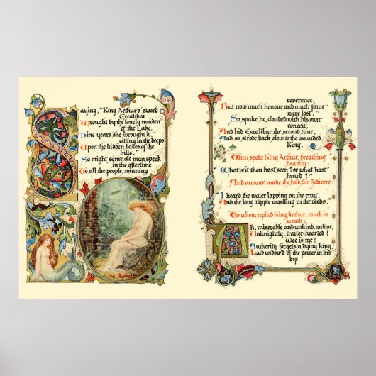 De dame van het meer poster (Voorkant)