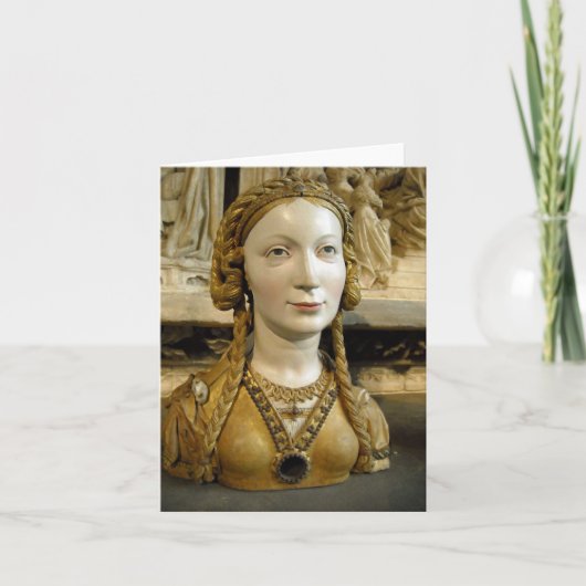 De dame van La amusée Kaart (Voorkant)