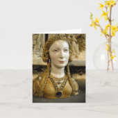 De dame van La amusée Kaart (Gele Bloem)