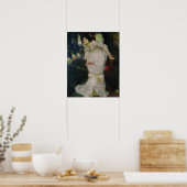 De Dame van Shallot door John Waterhouse Poster (Keuken)