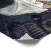 De dame van Shalott ~1894~ Poster (Hoek)