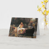 De dame van Shalott door John William Waterhouse Kaart (Gele Bloem)