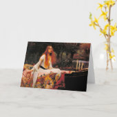 De dame van Shalott John William Waterhouse Kaart (Gele Bloem)