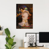 De Dame van Shalott kijkt naar Lancelot Poster (Thuiskantoor)