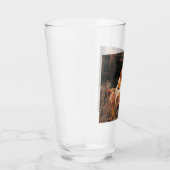 De Dame van Shalott (Middeleeuwse Schoonheid) Glas (Rechts)