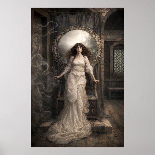 De Dame Van Shalott Poster (Voorkant)