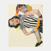 De dame was beledigd fleece deken (Voorkant)