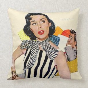 De dame was beledigd kussen