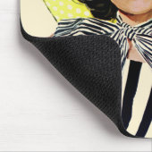 De dame was beledigd muismat (Hoek)