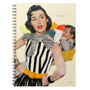De dame was beledigd notitieboek