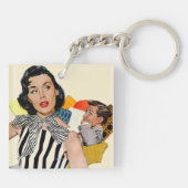 De dame was beledigd sleutelhanger (Achterkant)