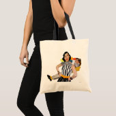 De dame was beledigd tote bag (Voorkant (product))