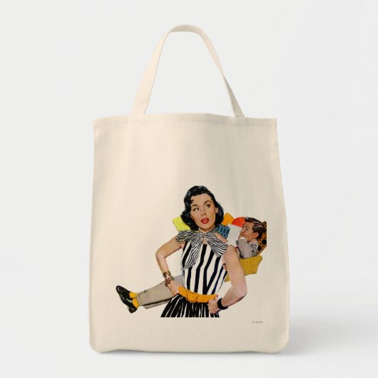 De dame was beledigd tote bag (Voorkant)