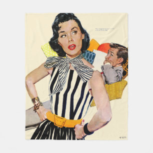 De dame werd beledigd 2 fleece deken