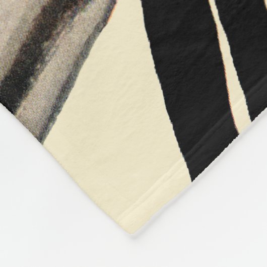 De dame werd beledigd 2 fleece deken (Hoek)