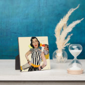 De dame werd beledigd 2 fotoplaat (Insitu)