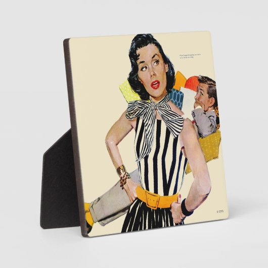 De dame werd beledigd 2 fotoplaat (Voorkant)