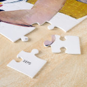 De dame werd beledigd 2 legpuzzel (Zijkant)