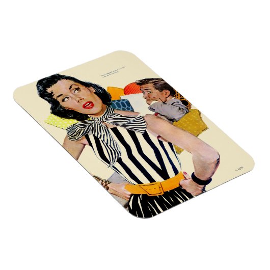 De dame werd beledigd 2 magneet (Rechterzijde)