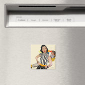 De dame werd beledigd 2 magneet (Insitu (Vaatwasser))