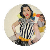 De dame werd beledigd 2 snijplank (Voorkant)