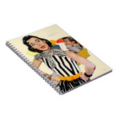 De dame werd beledigd notitieboek (Rechterzijde)