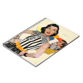 De dame werd beledigd notitieboek (Linkerzijde)
