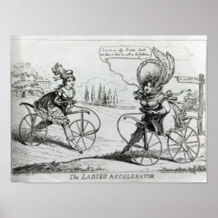De Dames Accelerator, 1819 Poster